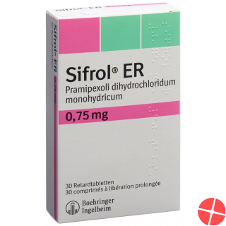 Sifrol ER Retard Tabletten 0.75mg 30 Stück
