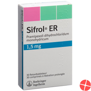 Sifrol ER Retard Tabletten 1.5mg 30 Stück