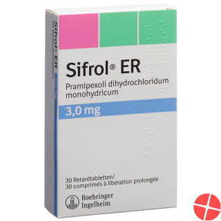 Sifrol ER Retard Tabletten 3mg 30 Stück
