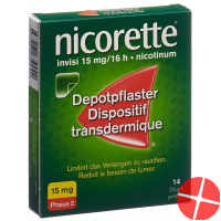 Nicorette Invisi Patch 15 mg 14 pieces patch