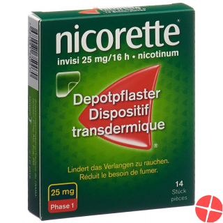 Nicorette Invisi Patch 25 Mg/16h 14 Stück
