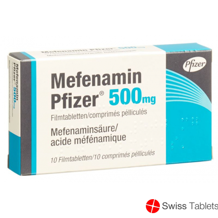 Mefenamin Pfizer Filmtabletten 500mg 10 Stück buy online