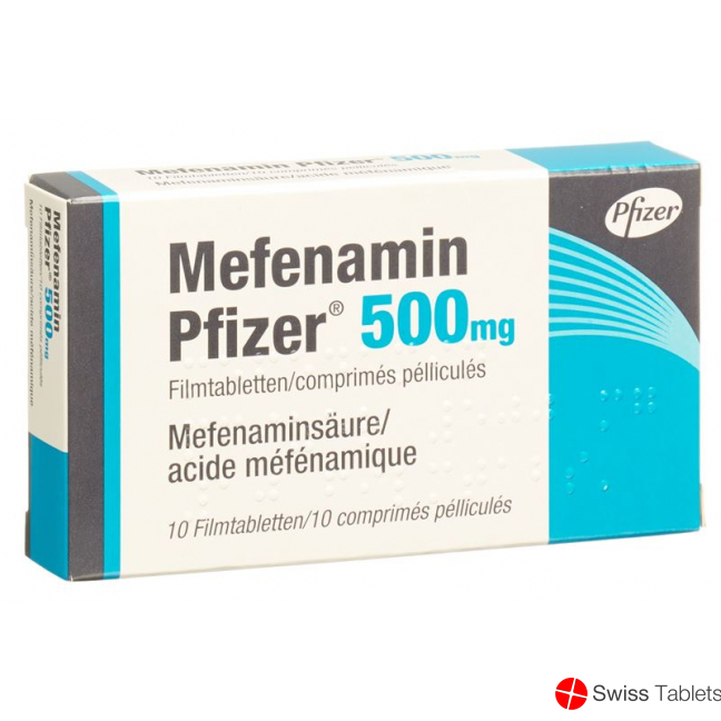 Mefenamin Pfizer Filmtabletten 500mg 10 Stück buy online