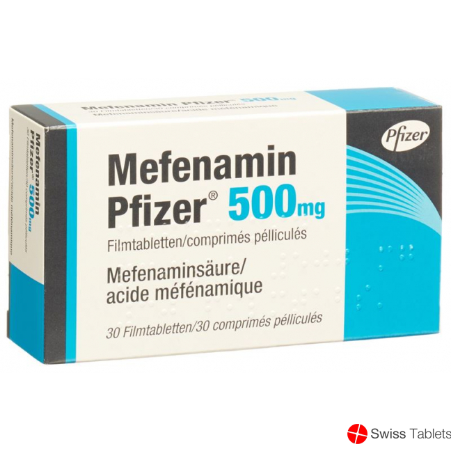 Mefenamin Pfizer Filmtabletten 500mg 30 Stück buy online