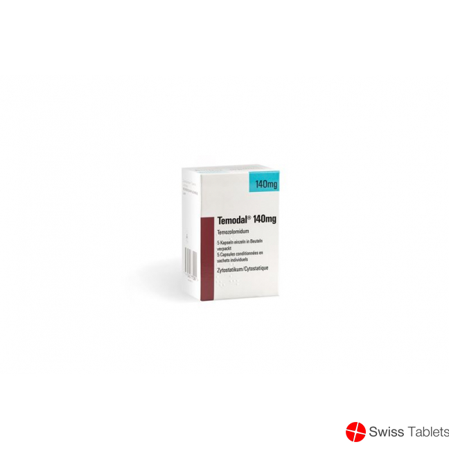 Temodal Kapseln 140mg Beutel 5 Stück buy online