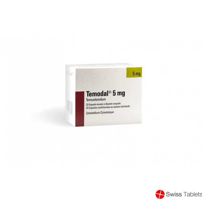 Temodal Kapseln 5mg Beutel 20 Stück buy online
