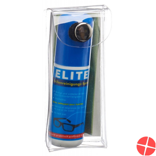 Elite glasses cleaning set spray + microfiber cloth