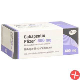 Gabapentin Pfizer Filmtabletten 600mg 100 Stück