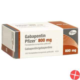 Gabapentin Pfizer Filmtabletten 800mg 100 Stück