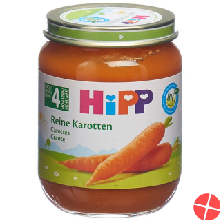 Hipp Reine Karotten Glas 125g