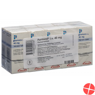 Pantozol Trockensubstanz 40mg i.v. Durchstechflasche 10 Stück