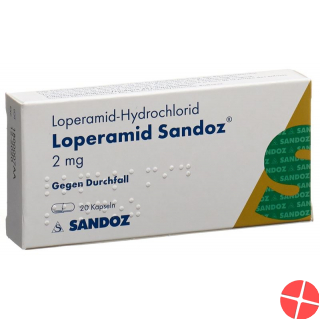 Loperamid Sandoz Kapseln 2mg 20 Stück