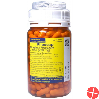 Phoscap Kapseln Dose 250 Stück