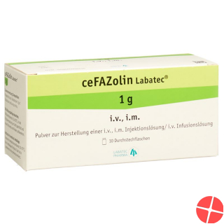 Cefazolin Labatec Trockensubstanz 1g Durchstechflasche 10 Stück