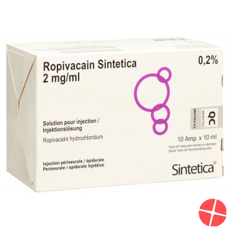 Ropivacain Sintetica 2mg/ml 10 Ampullen 10ml