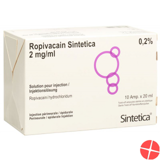Ropivacain Sintetica 2mg/ml 10 Ampullen 20ml