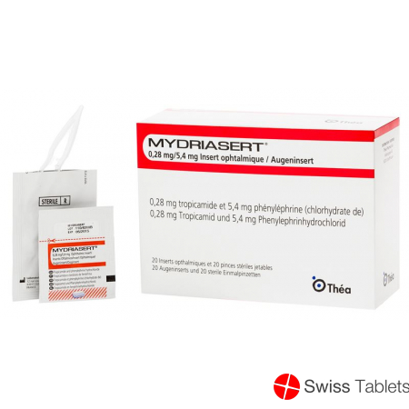 Mydriasert Augeninsert 20 Stück buy online