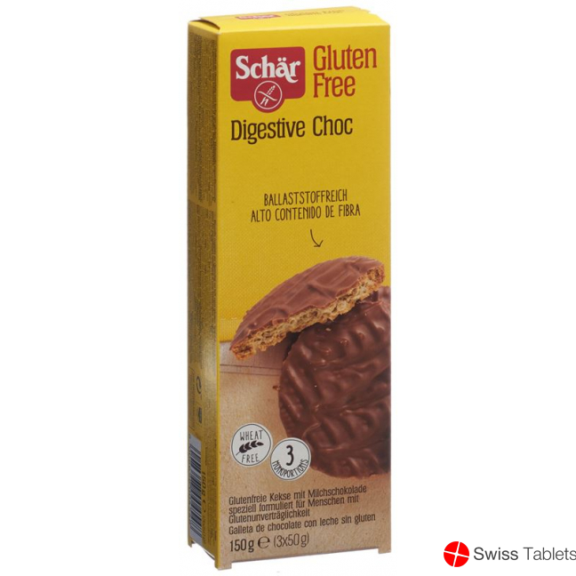 Schär Digestive Choc Glutenfrei 150g buy online