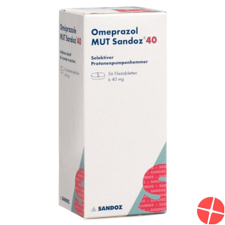 Omeprazol Mut Sandoz Filmtabletten 40mg Dose 56 Stück