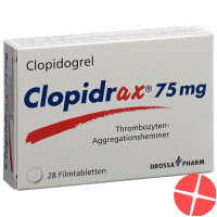 Clopidrax Filmtabletten 75mg 28 Stück