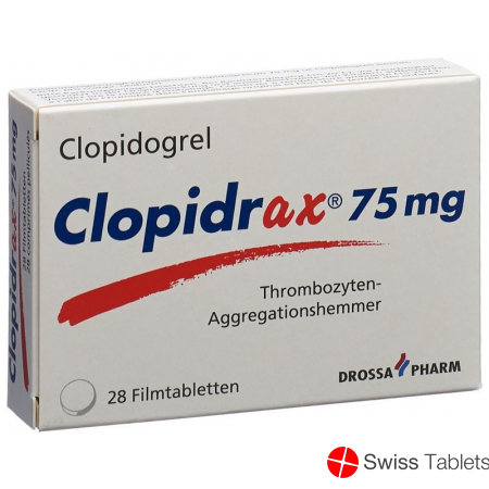 Clopidrax Filmtabletten 75mg 28 Stück buy online