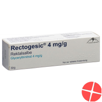 Rectogesic Salbe 4mg/g Tube 30g Rectogesic Salbe 4mg/g Tube 30g