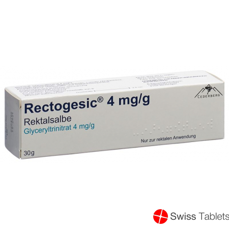 Rectogesic Salbe 4mg/g Tube 30g buy online Rectogesic Salbe 4mg/g Tube 30g buy online