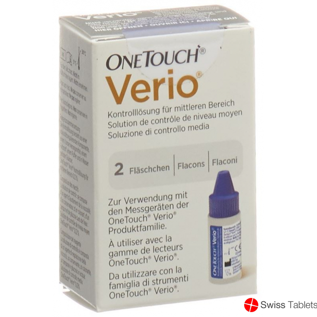 One Touch Verio control solution 2 x 3.75 ml