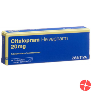 Citalopram Helvepharm Filmtabletten 20mg 28 Stück
