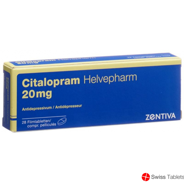 Citalopram Helvepharm Filmtabletten 20mg 28 Stück buy online