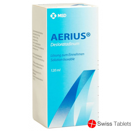 Aerius Loesung Zum Einnehmen 0.5mg/ml 120ml buy online