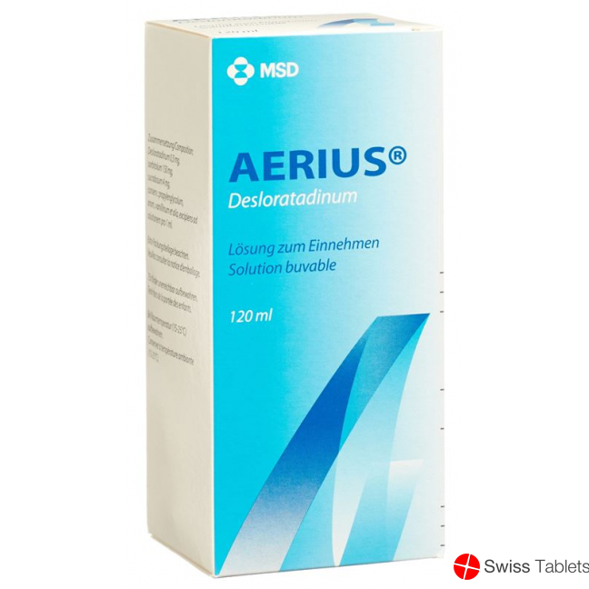 Aerius Loesung Zum Einnehmen 0.5mg/ml 120ml buy online