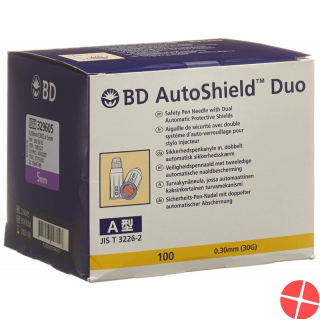 BD Autoshield Tm Duo Sicher-pen-nadel 5mm 100 Stück