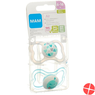 MAM Air Nuggi 6 bis 16 Monate 2 Stück