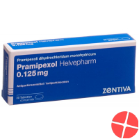 Pramipexol Zentiva Tabletten 0.125mg 30 Stück