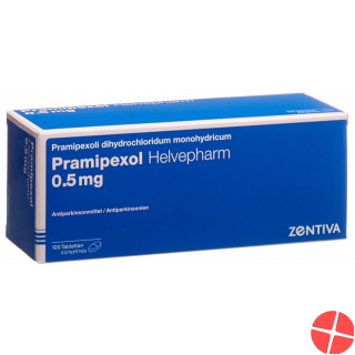 Pramipexol Helvepharm Tabletten 0.5mg 100 Stück