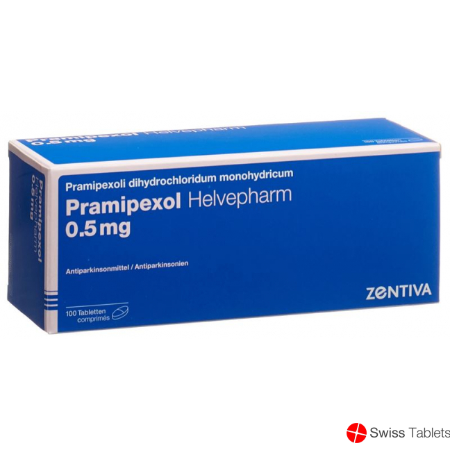 Pramipexol Helvepharm Tabletten 0.5mg 100 Stück buy online