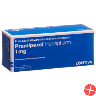 Pramipexol Helvepharm Tabletten 1mg 100 Stück