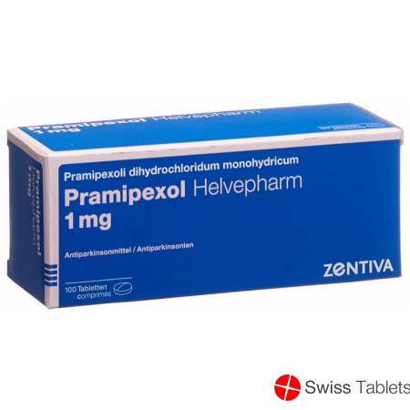 Pramipexol Helvepharm Tabletten 1mg 100 Stück buy online