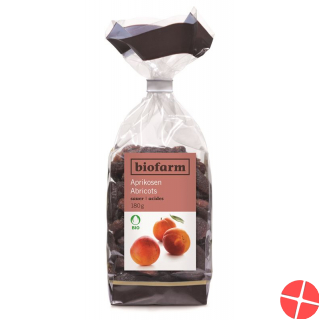 Biofarm Aprikosen Sauer Knospe Beutel 180g