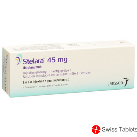Stelara Injektionslösung 45mg/0.5ml Fertigspritze 0.5ml buy online