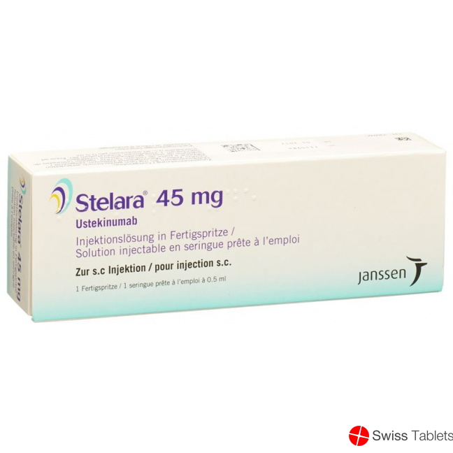 Stelara Injektionslösung 45mg/0.5ml Fertigspritze 0.5ml buy online