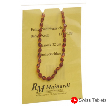 Mainardi Bernstein Babykette Barock 32cm Drehverschluss buy online