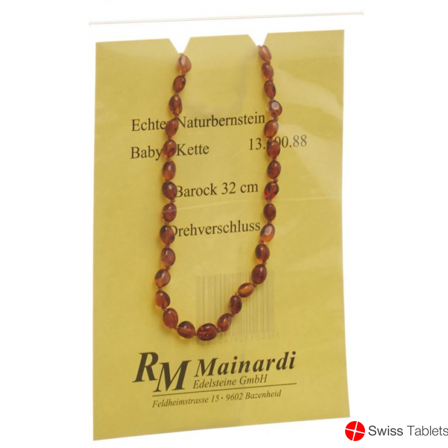 Mainardi Bernstein Babykette Barock 32cm Drehverschluss buy online