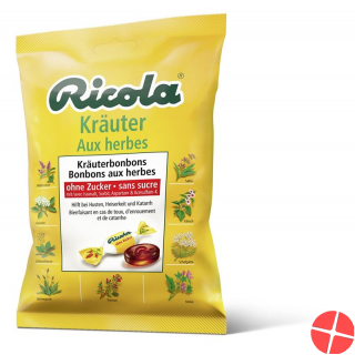 Ricola Kräuter Bonbons ohne Zucker Beutel 125g