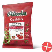Ricola Cranberry Kräuterbonbons ohne Zucker Beutel 125g