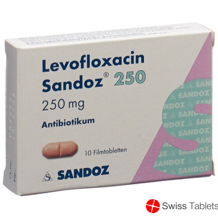 Levofloxacin Sandoz Filmtabletten 250mg 10 Stück buy online