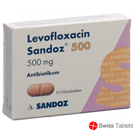 Levofloxacin Sandoz Filmtabletten 500mg 10 Stück buy online