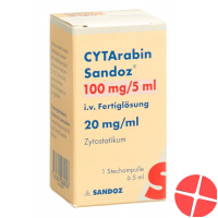 Cytarabin Sandoz Injektionslösung 100mg/5ml Durchstechflasche Cytarabin Sandoz Injektionslösung 100mg/5ml Durchstechflasche