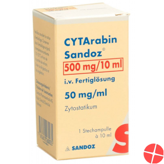 Cytarabin Sandoz Injektionslösung 500mg/10ml Durchstechflasche